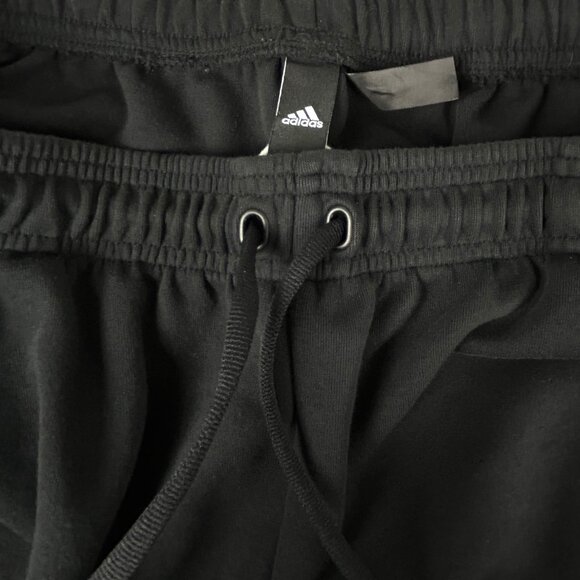 Adidas Must Haves 3-Stripes Sweatpants Mens 2XL‎ Black Tapered Drawstring - Picture 9 of 16